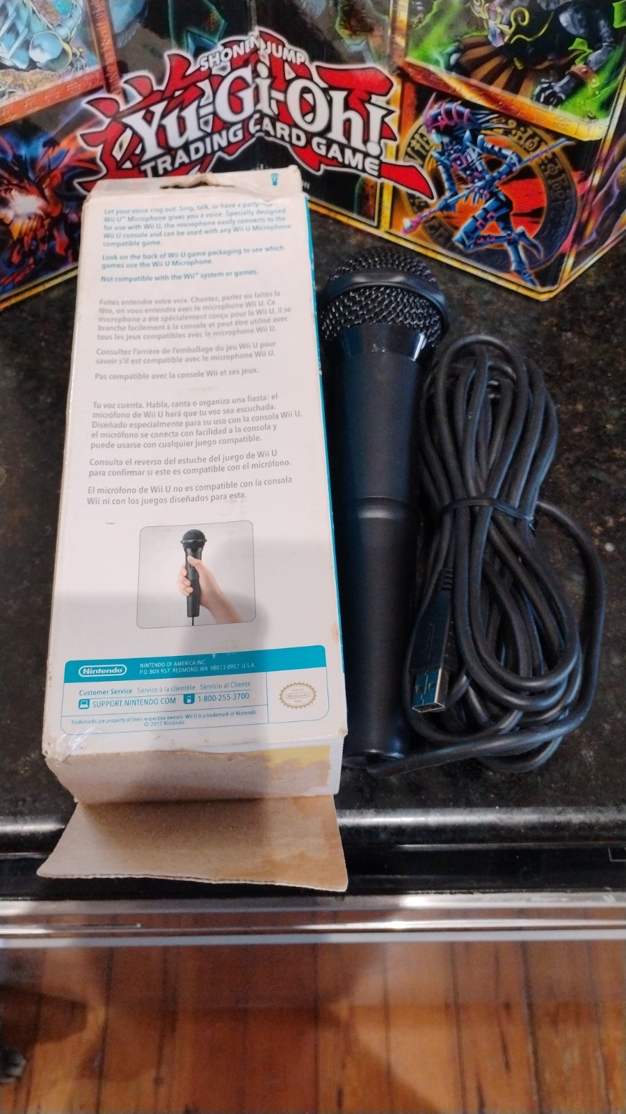 NINTENDO Wii U Game System Wired OEM Microphone WUP-021 w/ Original 2012 Box