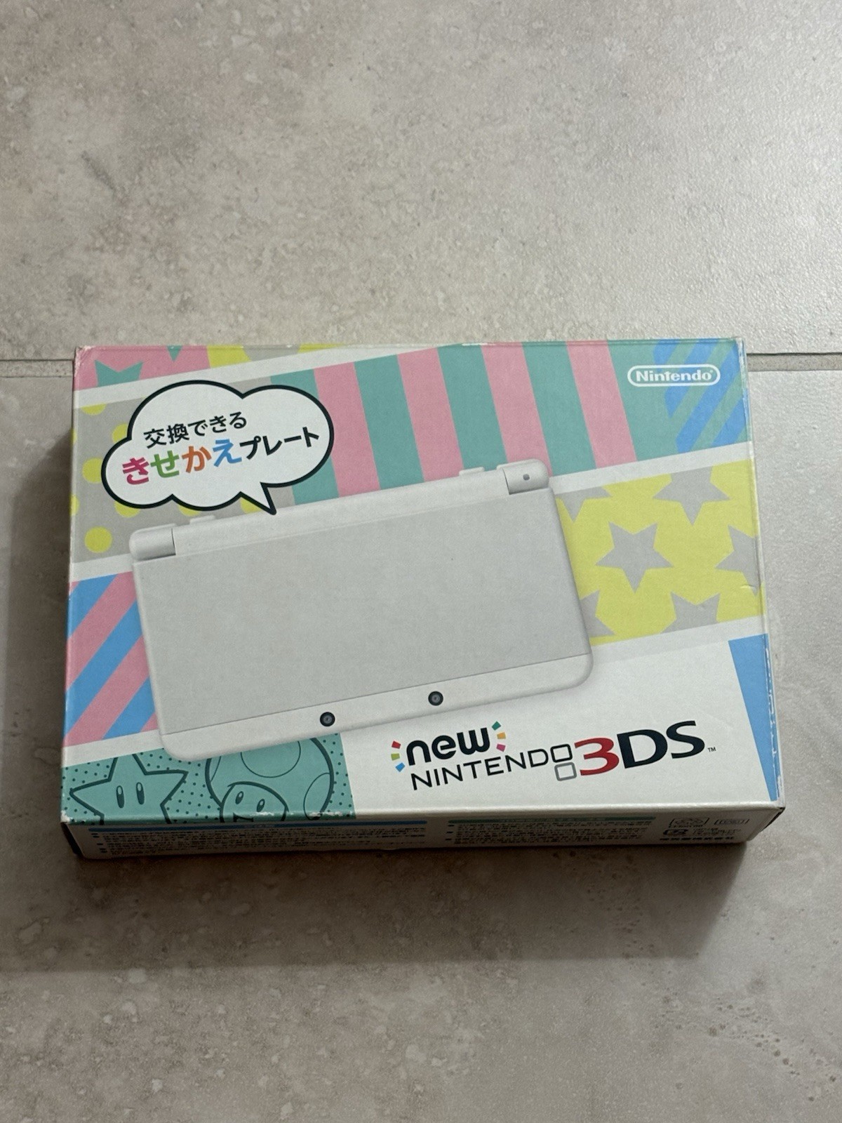 Nintendo New 3DS White Edition Handheld System Console With BOX Excellent