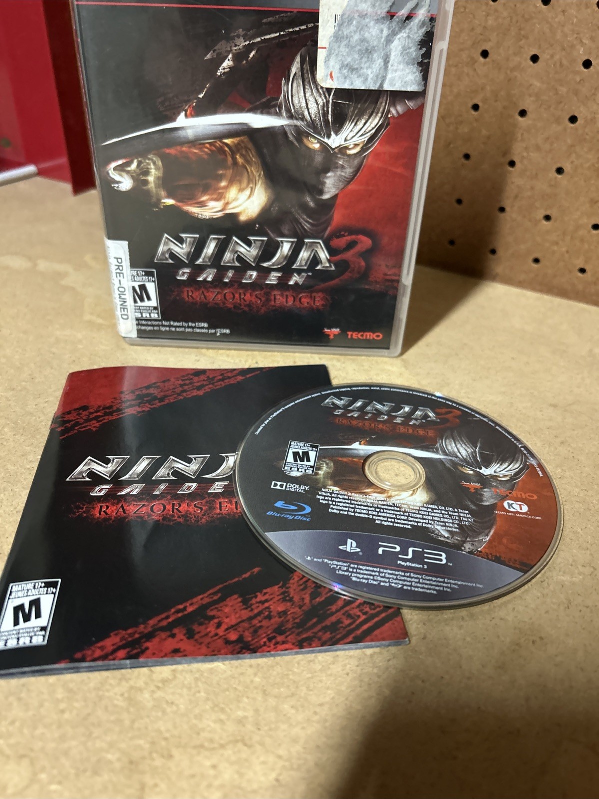 Ninja Gaiden 3: Razor’s Edge (Sony PlayStation 3, 2013) Complete in Box CIB