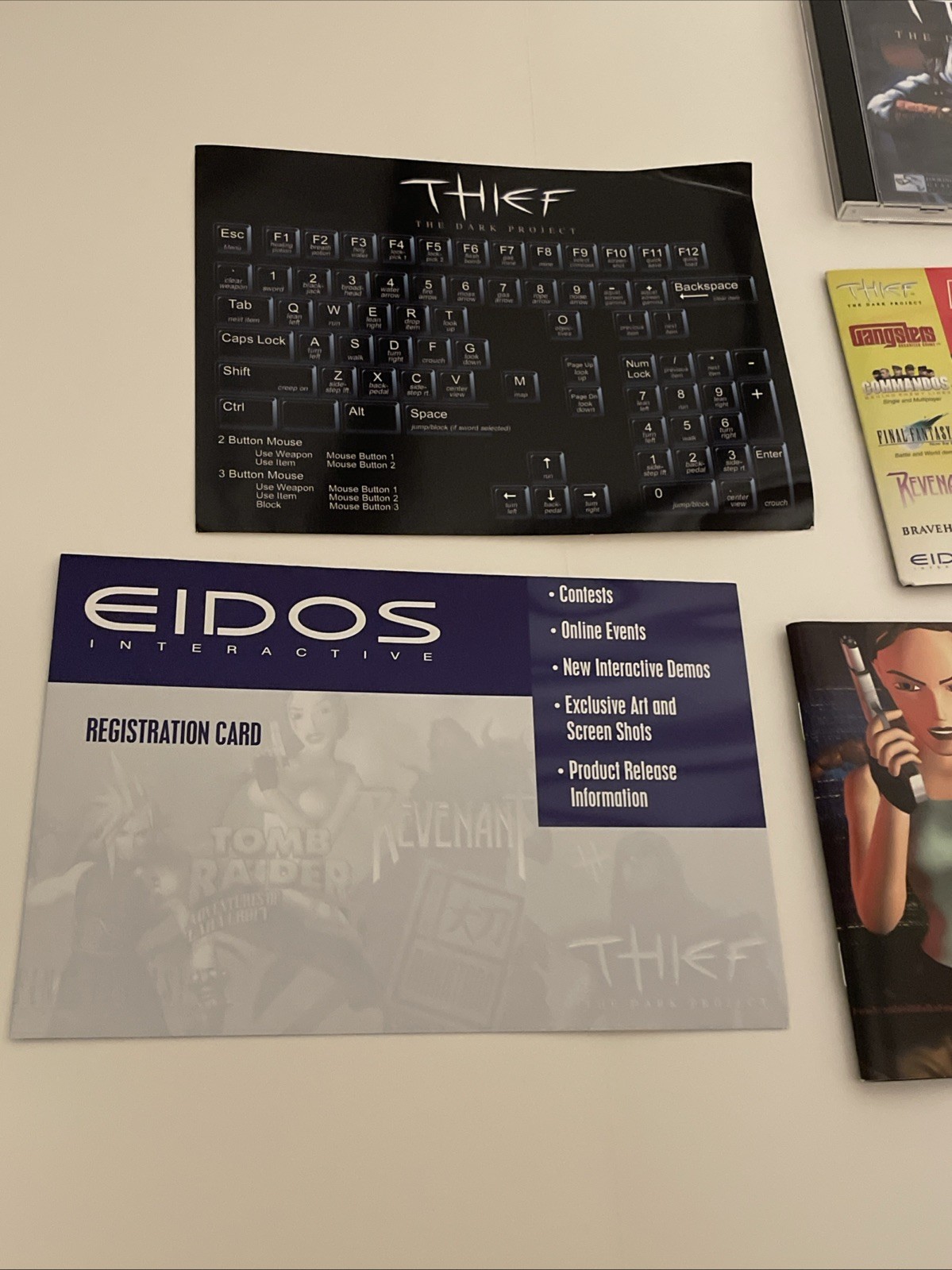 Thief Dark Project EIDOS Trapezoid Big Box PC Game W/ Demo Disk 1998