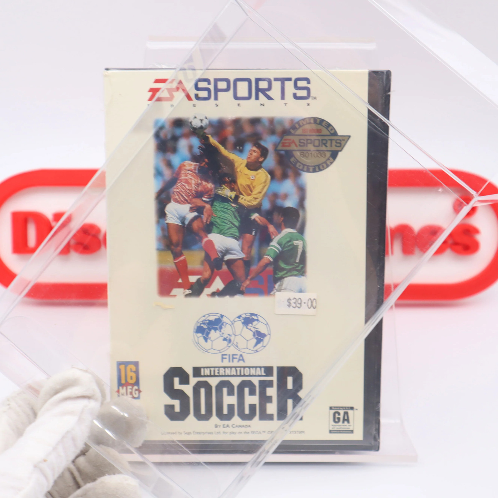 Sega Genesis FIFA INTERNATIONAL SOCCER – EA LIMITED ED 1ST ROUND! NEW & Sealed!