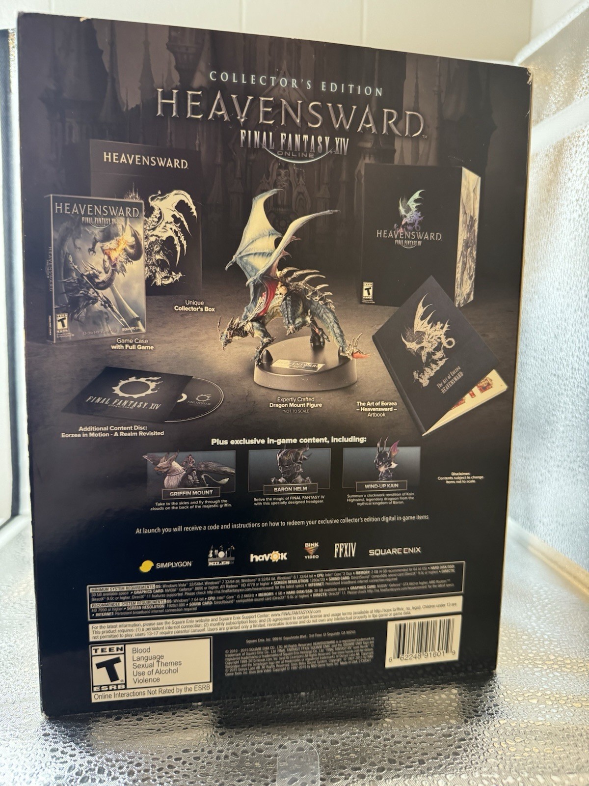 Final Fantasy XIV Online Heavensward Physical Collectors Edition PC FFXIV CIB