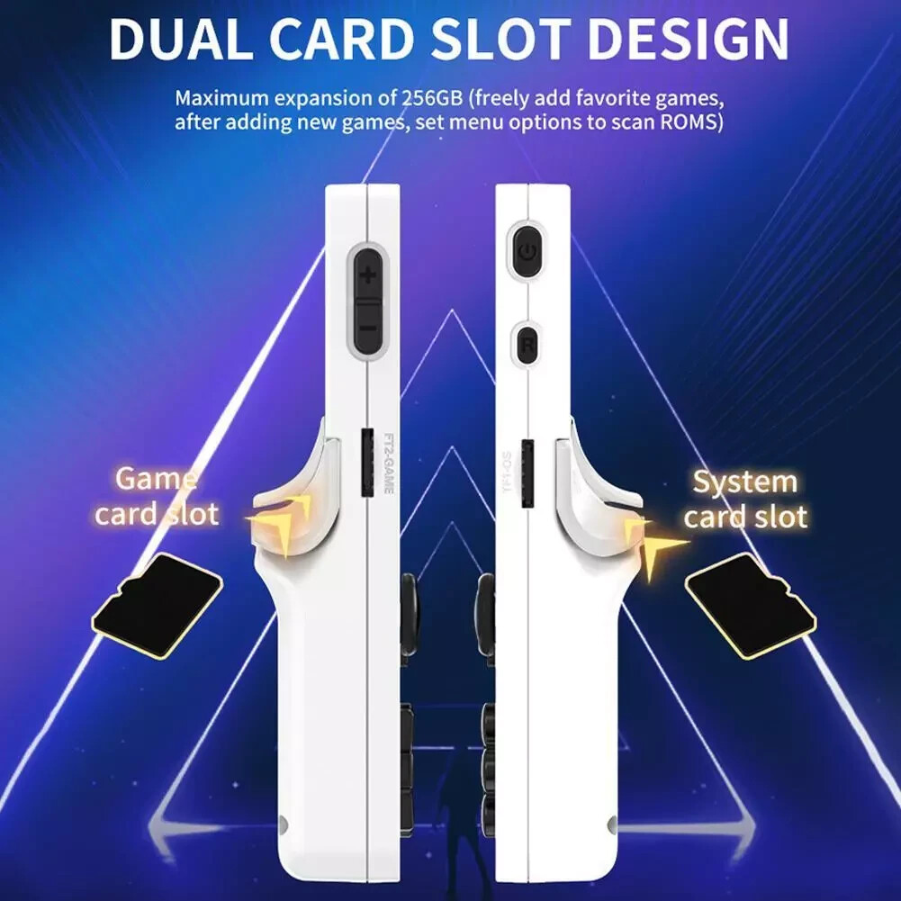 Emulator Console 3.5” IPS Display Dual Slot HDMI 3000mAh Classic Game Player