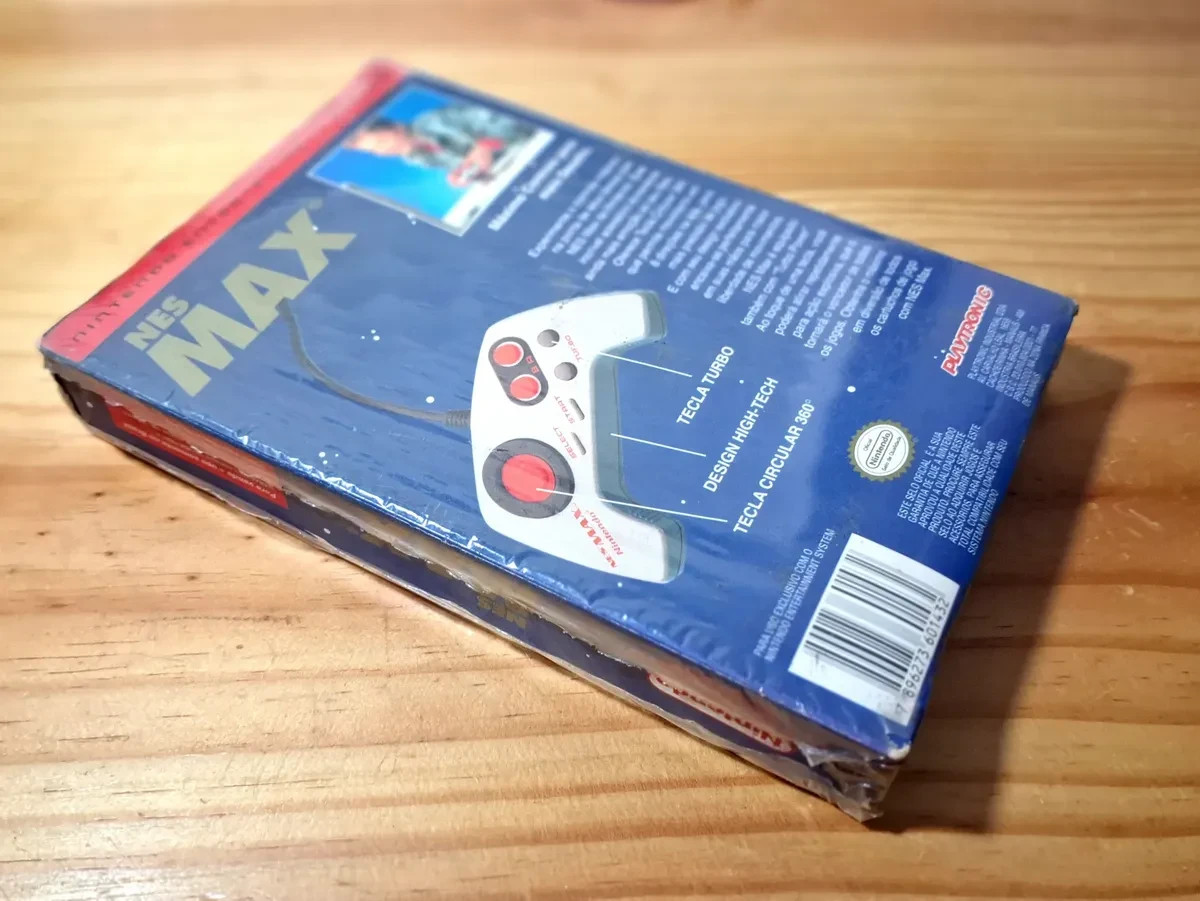 PLAYTRONIC BRASIL – Nintendo Nes Max Turbo Controller NEW! SEALED! VERY RARE!