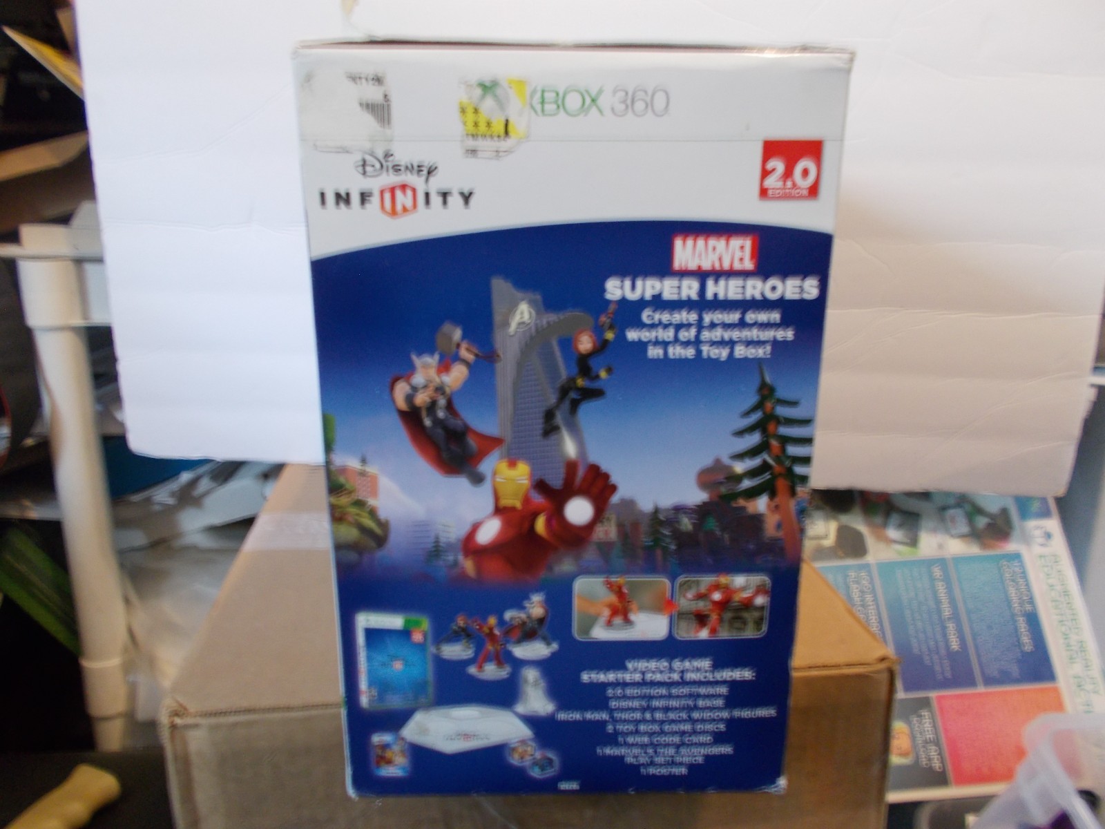 XBOX 360 Disney Infinity 2.0 Edition Marvel Super Heroes Starter Pack Sealed New