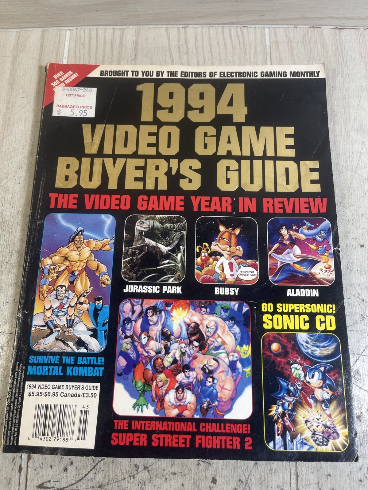 Electronic Gaming Montly – 1994 Video Game Buyer´s Guide