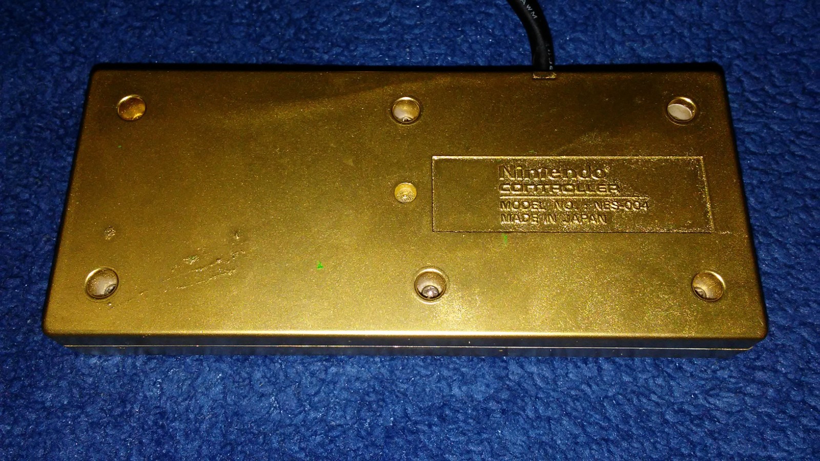Nintendo NES Gold Colored Custom Painted Controller