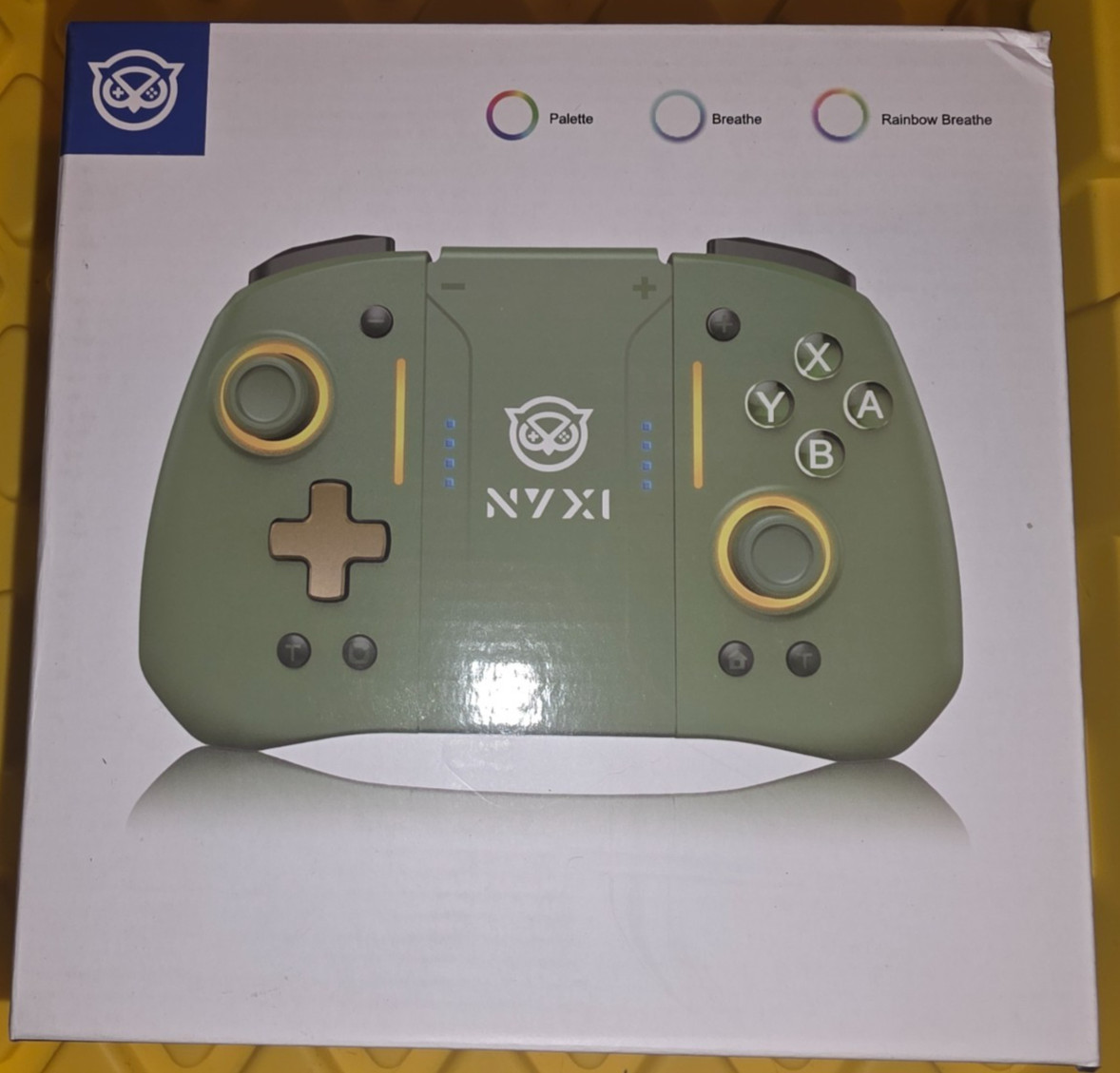 NYXI Hyperion Pro JoyCon replacement for Switch 1 BRAND NEW IN BOX – Green/Gold