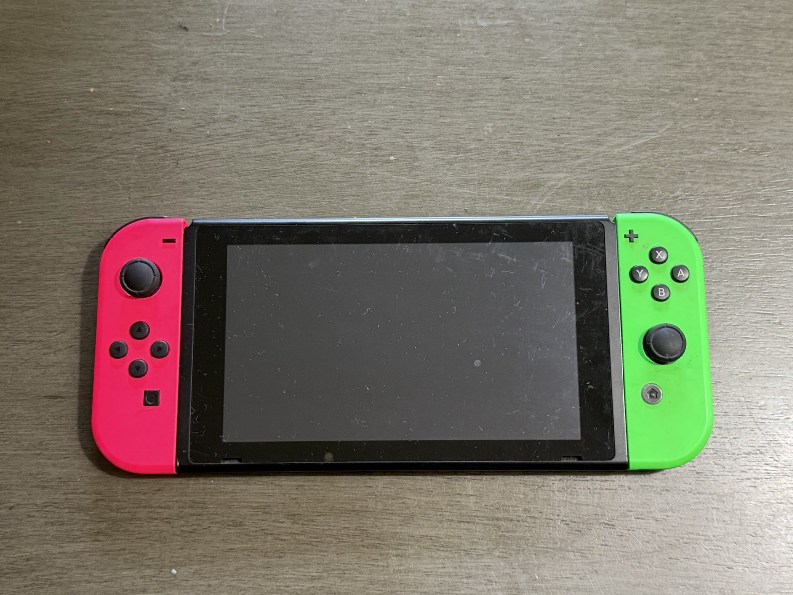 Nintendo Switch V2 with Green and Pink Joy-Con HAC-001(-01) (No Dock)