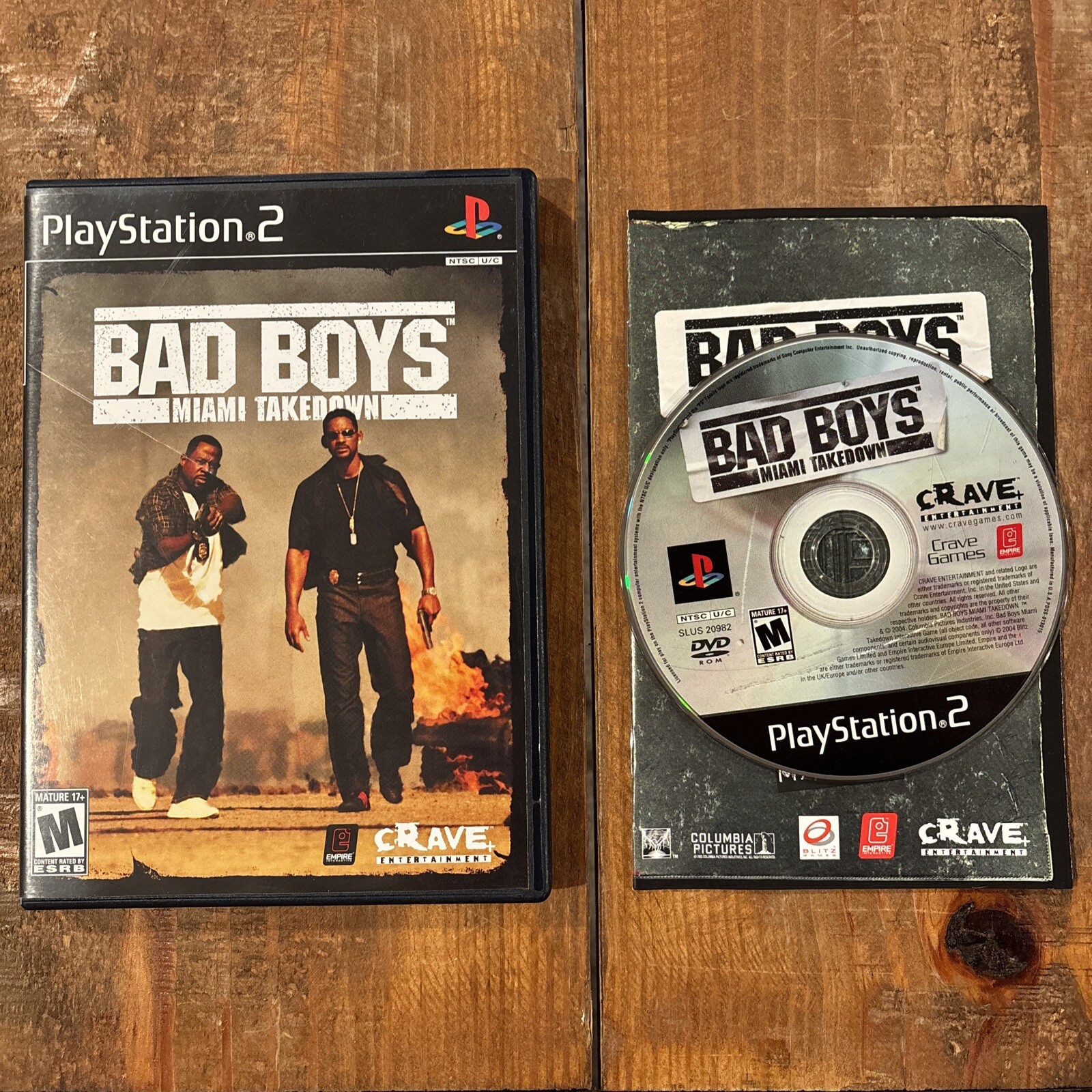 Bad Boys: Miami Takedown (Sony PlayStation 2, 2004) – CIB W Manual – Free Ship