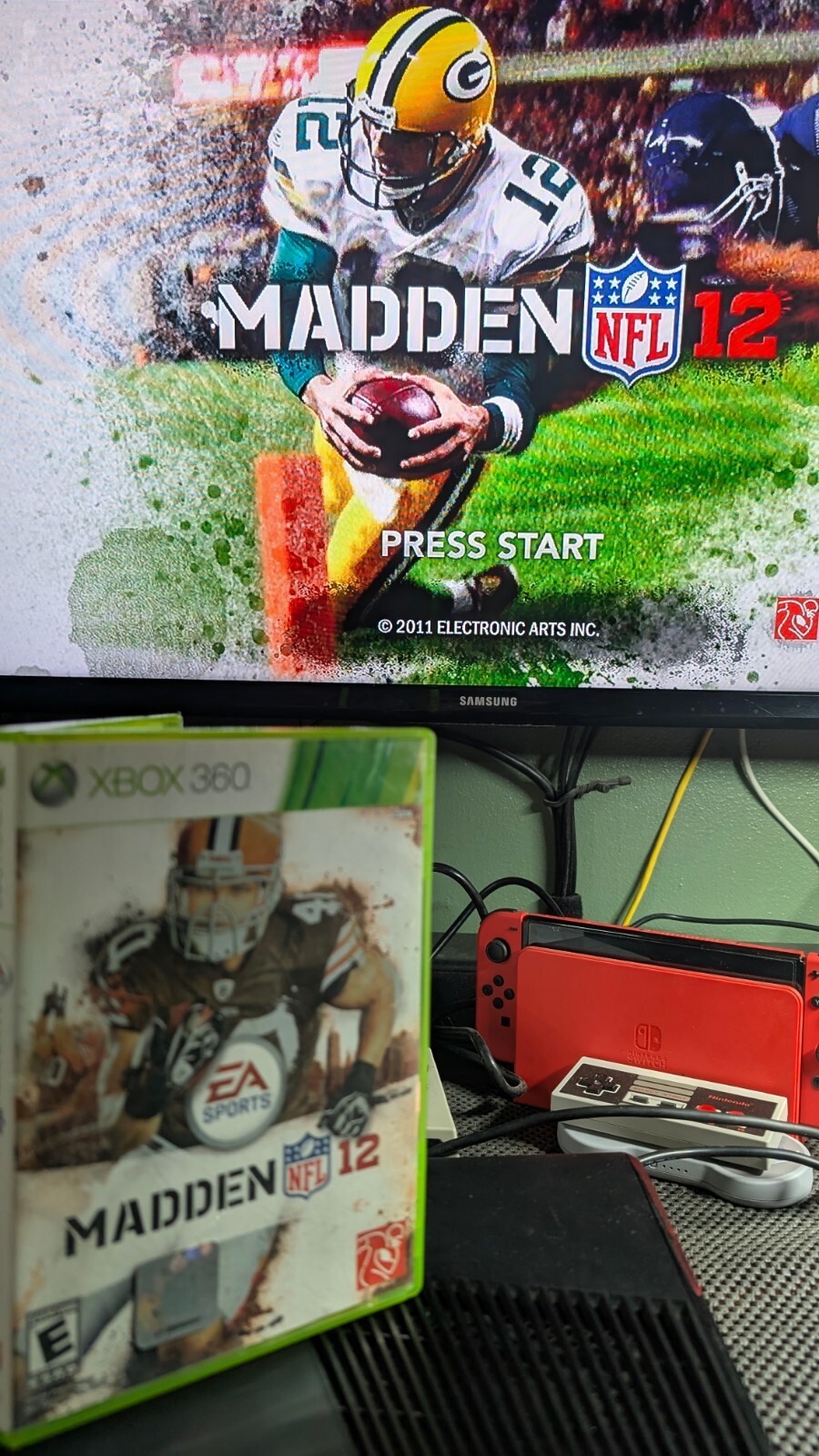 Madden NFL 12 Microsoft Xbox 360 Tested and Working