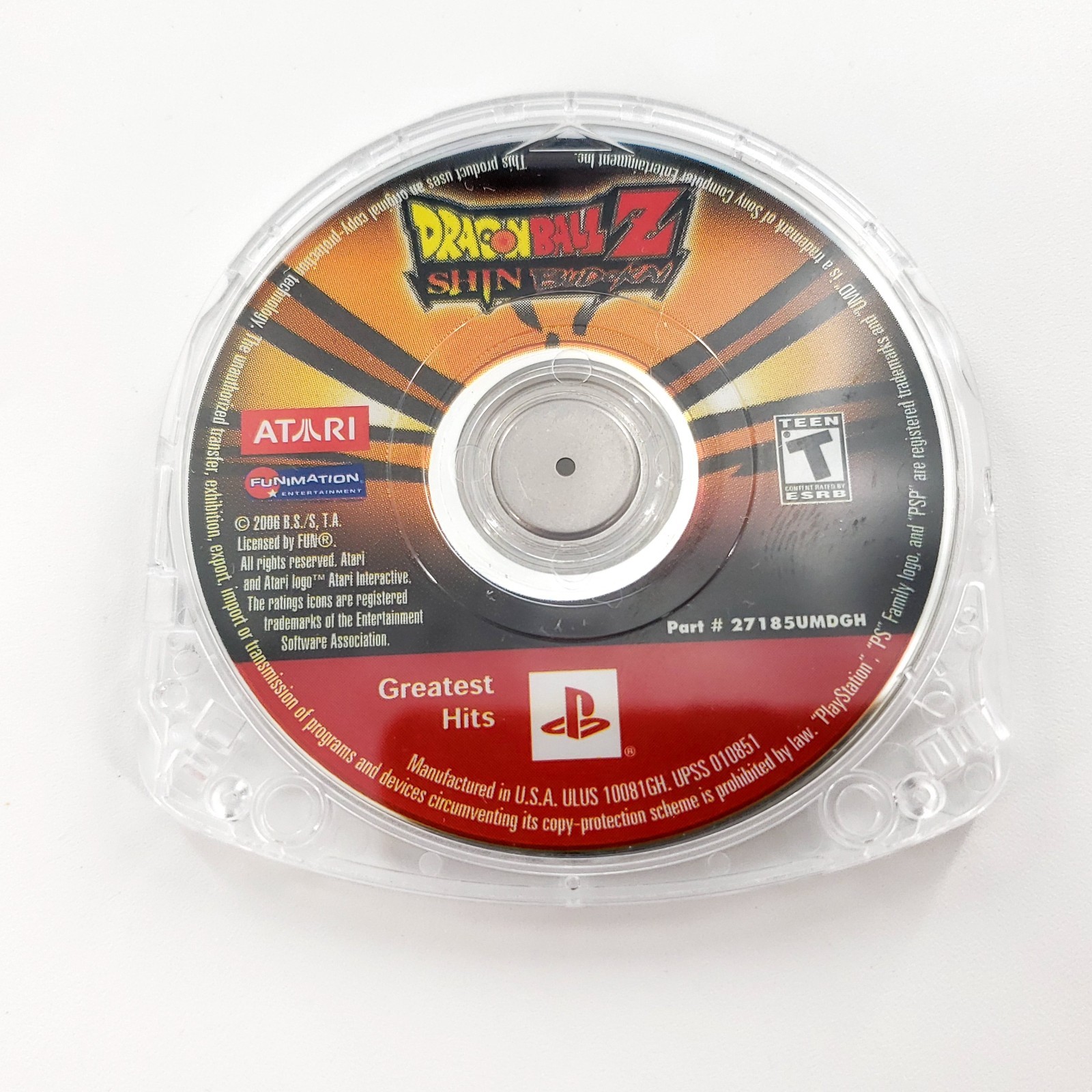 Dragon Ball Z: Shin Budokai (Sony PSP, 2006) No Manual Tested & Works