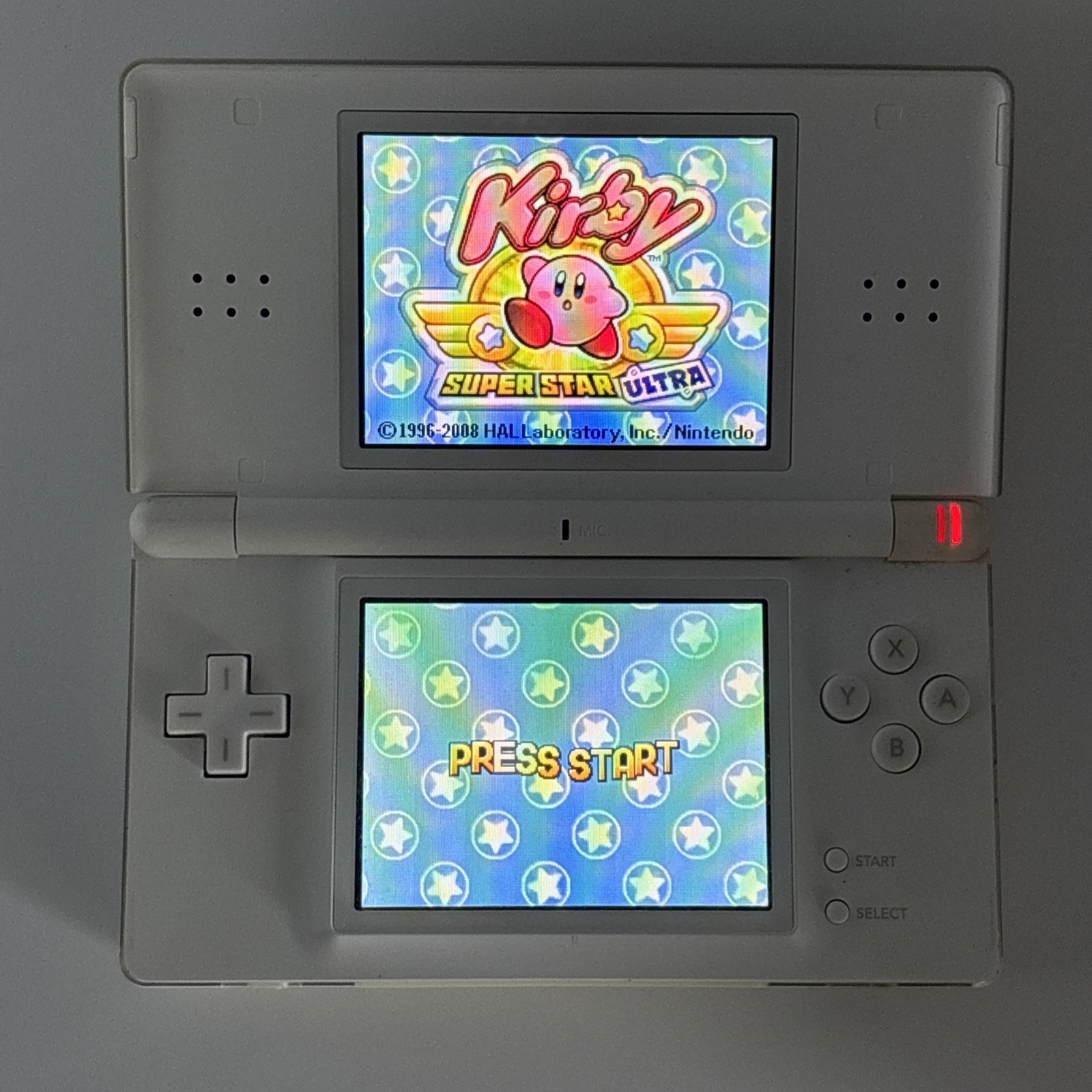 Nintendo DS Lite Handheld Polar White Tested & Working Match Gba Cover Stylus Jp