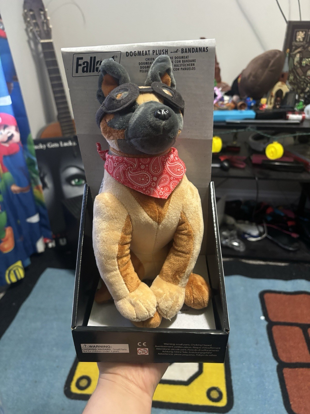 Fallout Dogmeat Plush Doll Includes Two Bandanas Fallout 4