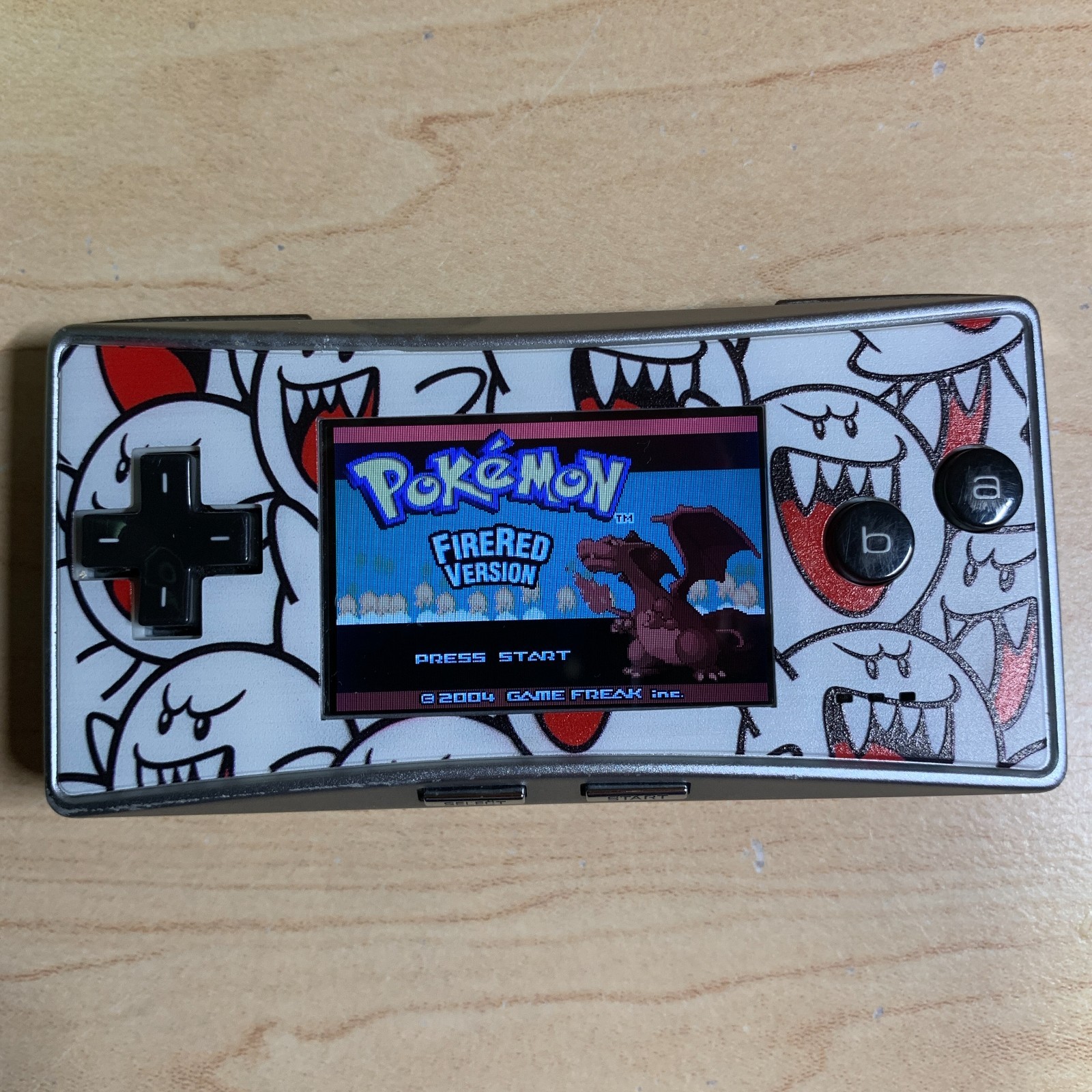Nintendo Game Boy Micro Silver Console New Battery Faceplate Charger Case Tested