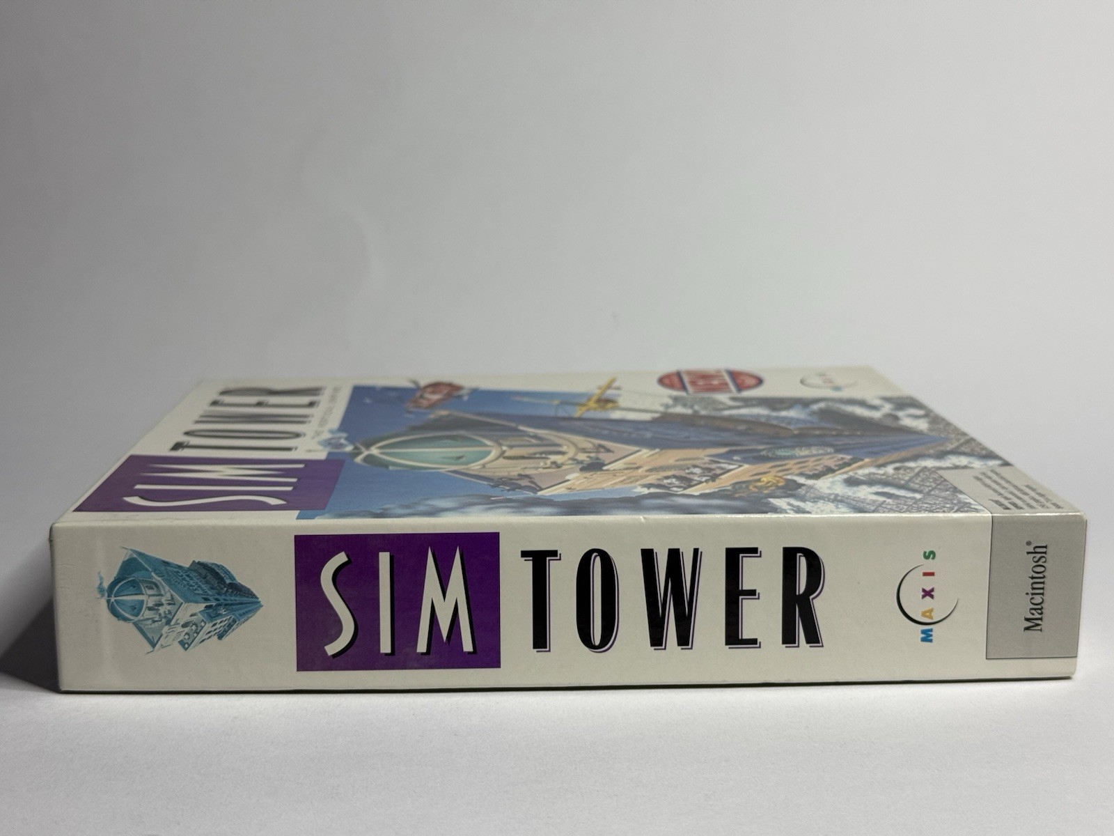 Maxis SimTower Macintosh 3.5″ Floppy Disc w/ Disks, Manual & Inserts