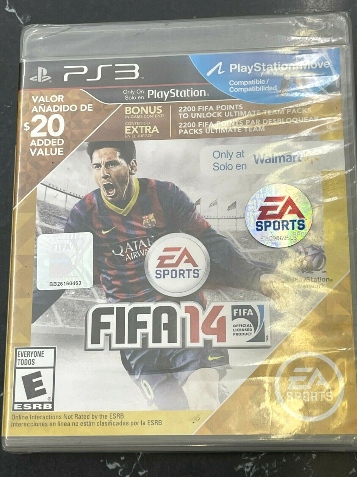 Sony Playstation 3 FIFA 14 Bonus In Game Content Factory Sealed Soccer New PS3