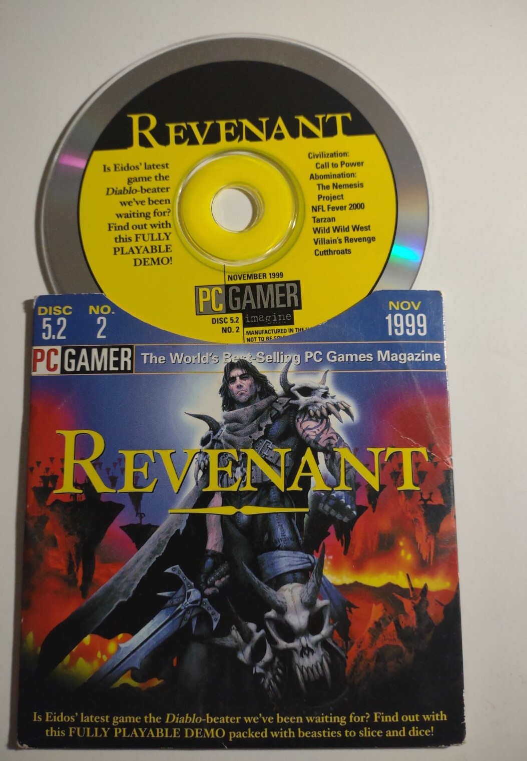 Pc Gamer Revenant Disc 5.2 No 2 Nov 1999