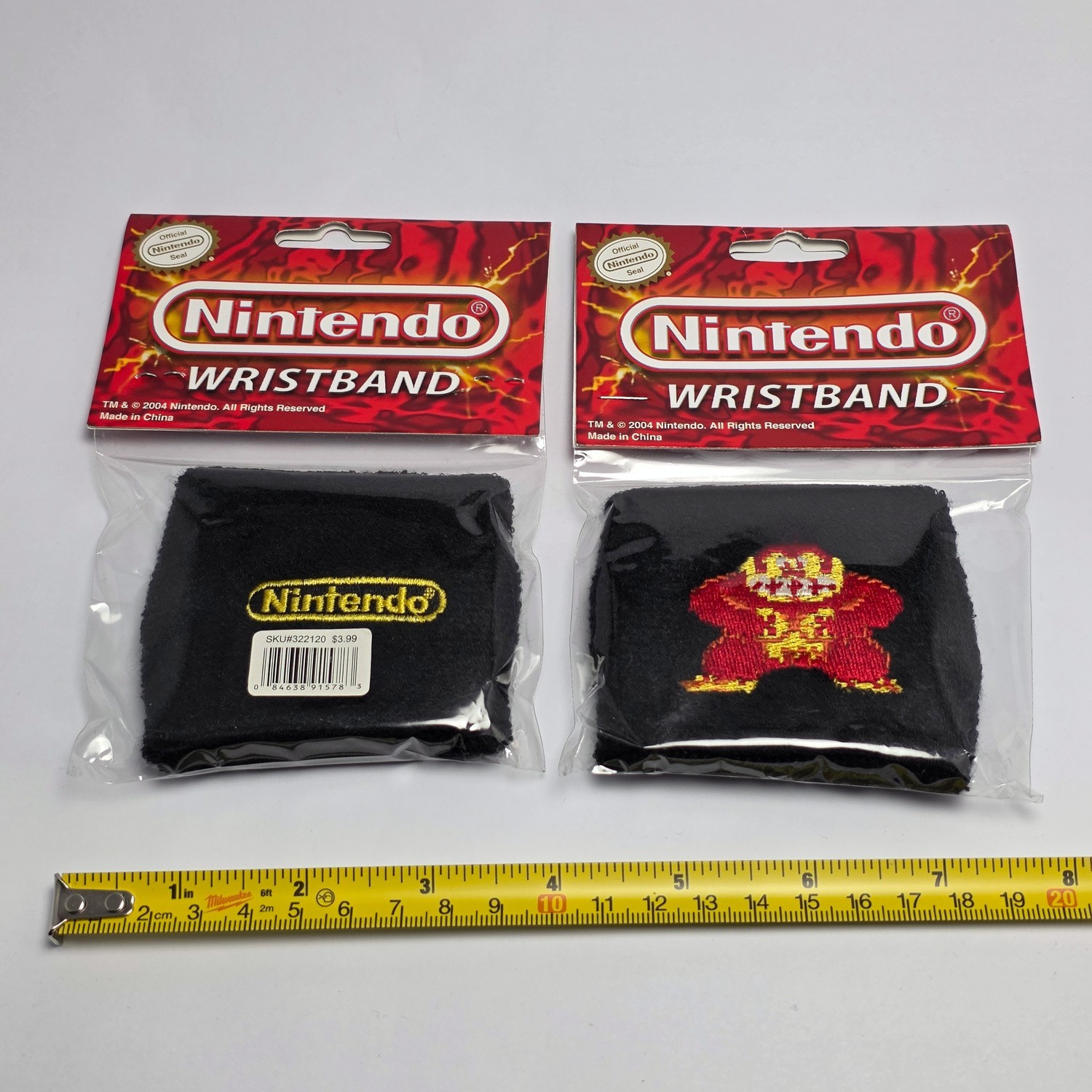 Vintage 2000s Video Game Themed Wristbands Halo Super Mario Resident Evil NOS