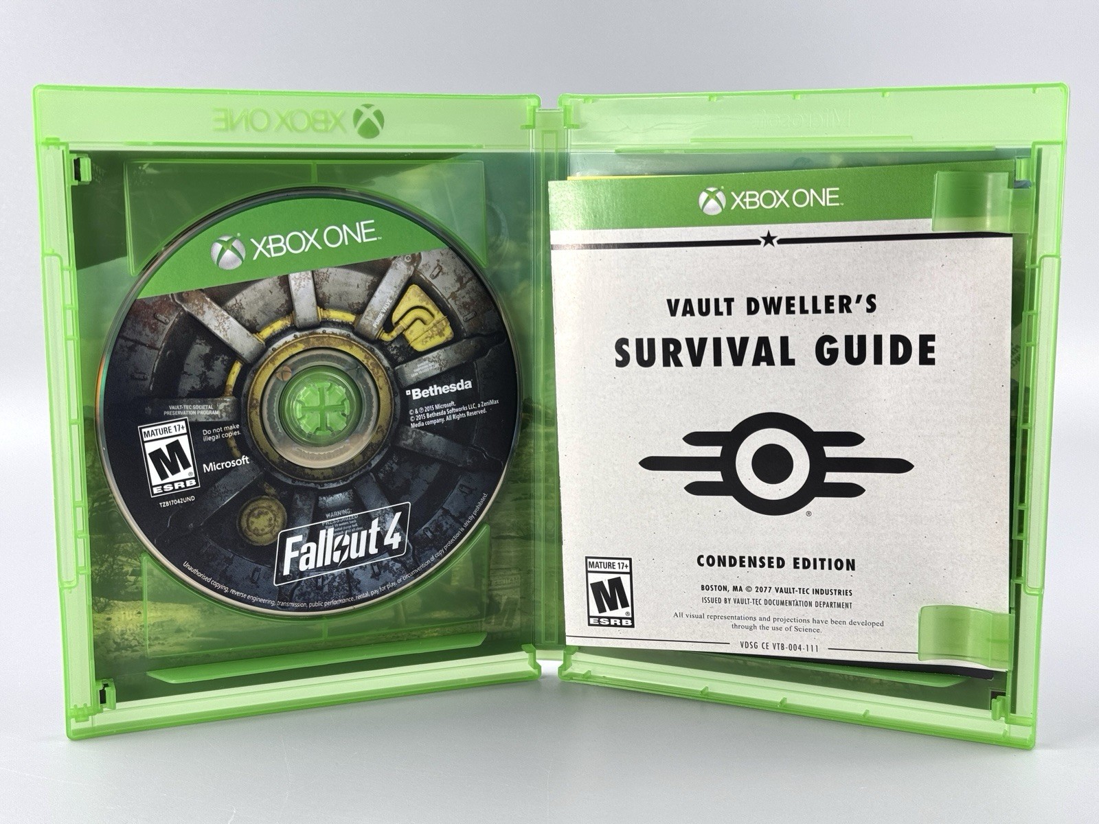 Fallout 4 (Microsoft Xbox One, 2015) CIB Complete, Cleaned & Tested
