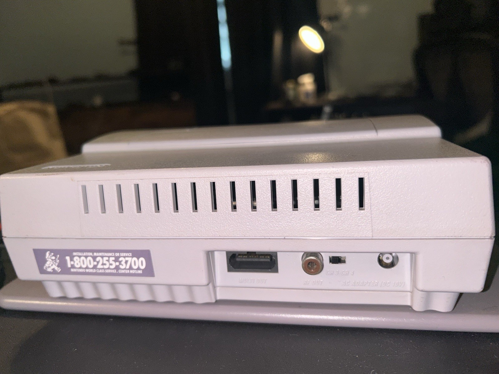 Working Super Nintendo SNES Bundle with 2 Controllers, Power Adapter & Tray