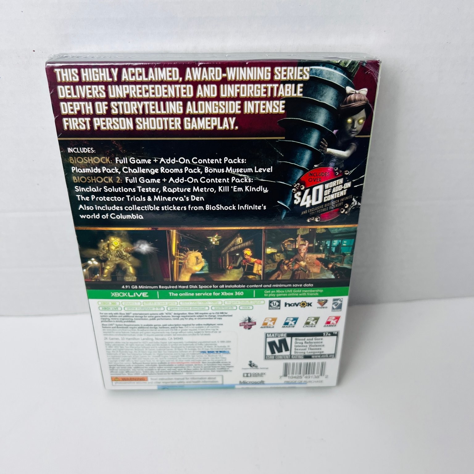 BioShock Ultimate Rapture Edition Xbox 360 Video Game New Sealed