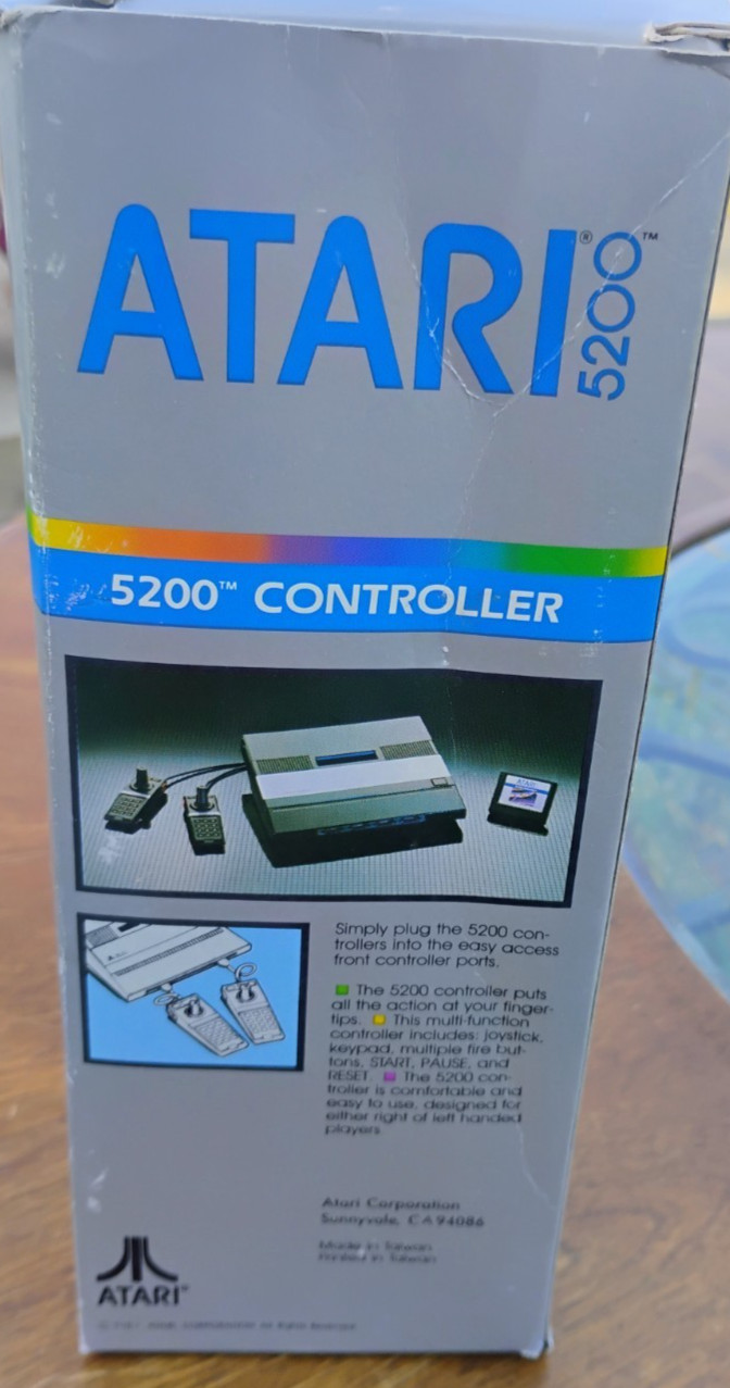 Atari 5200 Controller CX52 – Atari 5200 – Used in Opened Box
