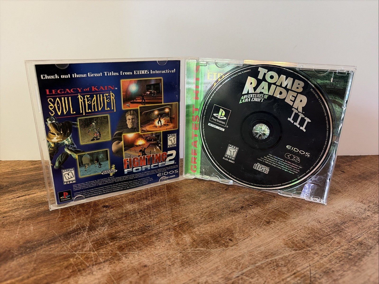 Tomb Raider 1 2 3 Complete In Box Sony Playstation 1 PS1 Tested Working