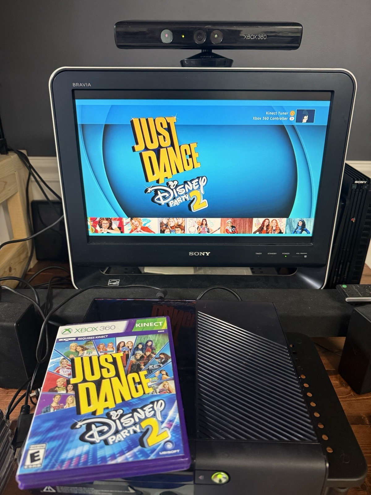 Just Dance Disney Party 1 & 2 Bundle Lot (Xbox 360 Kinect) TESTED Read & See Pic