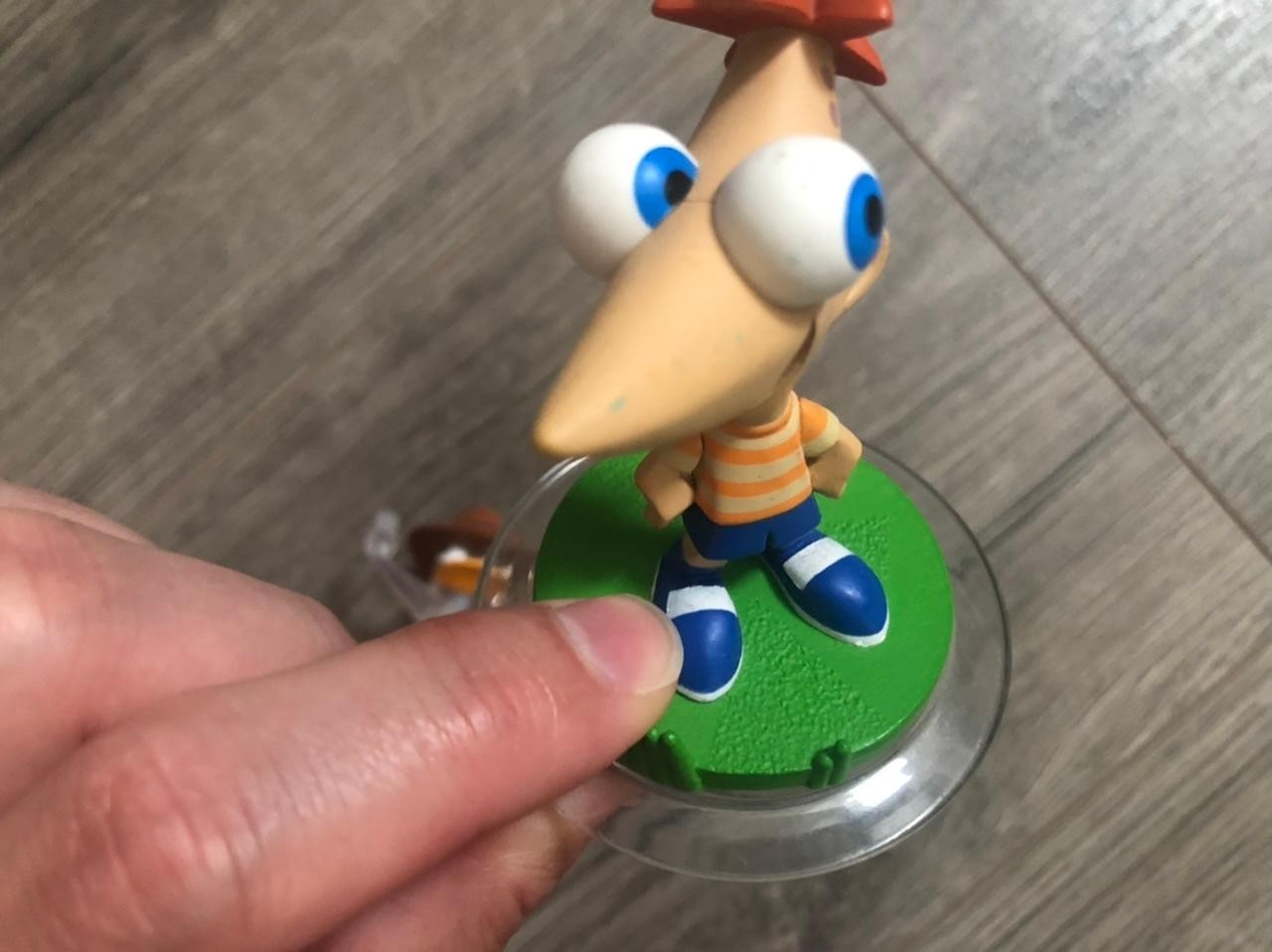 Disney Infinity Phineas and Ferb Character Figures Lot Agent P Perry