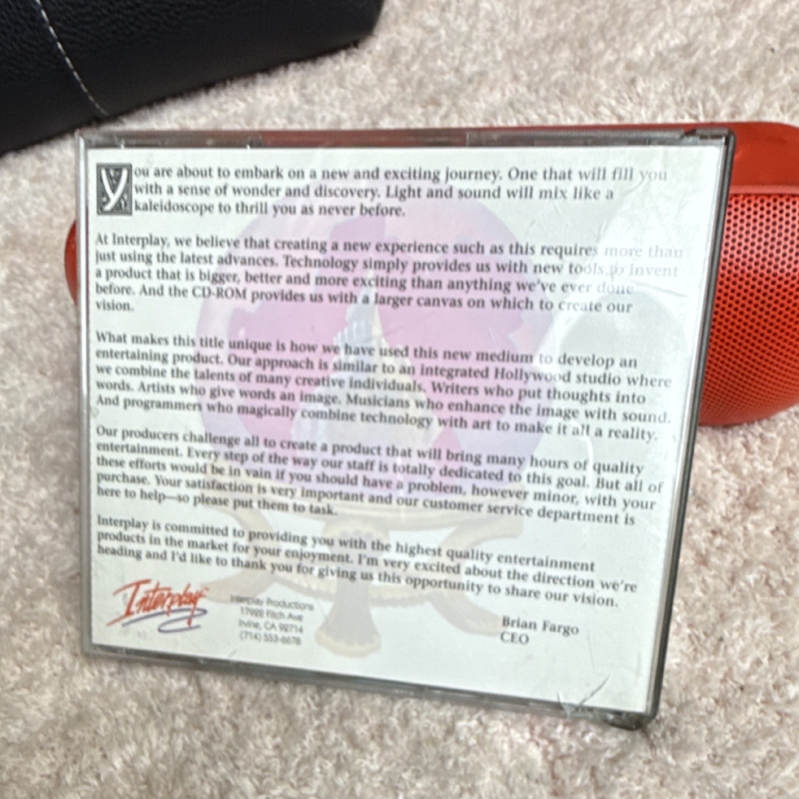 Interplay Productions Kingdom: The Far Reaches 3DO Action Adventure Manual