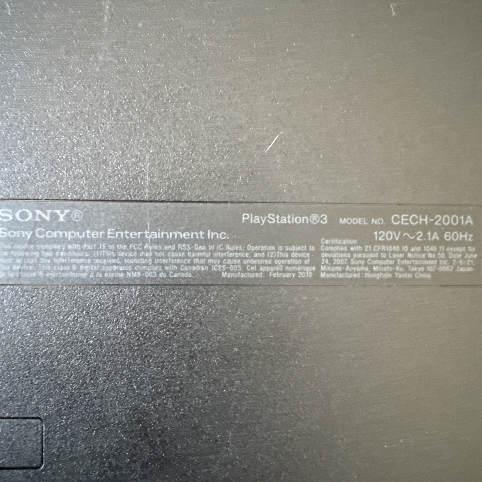 Sony PlayStation 3 – Slim 120GB Black Console