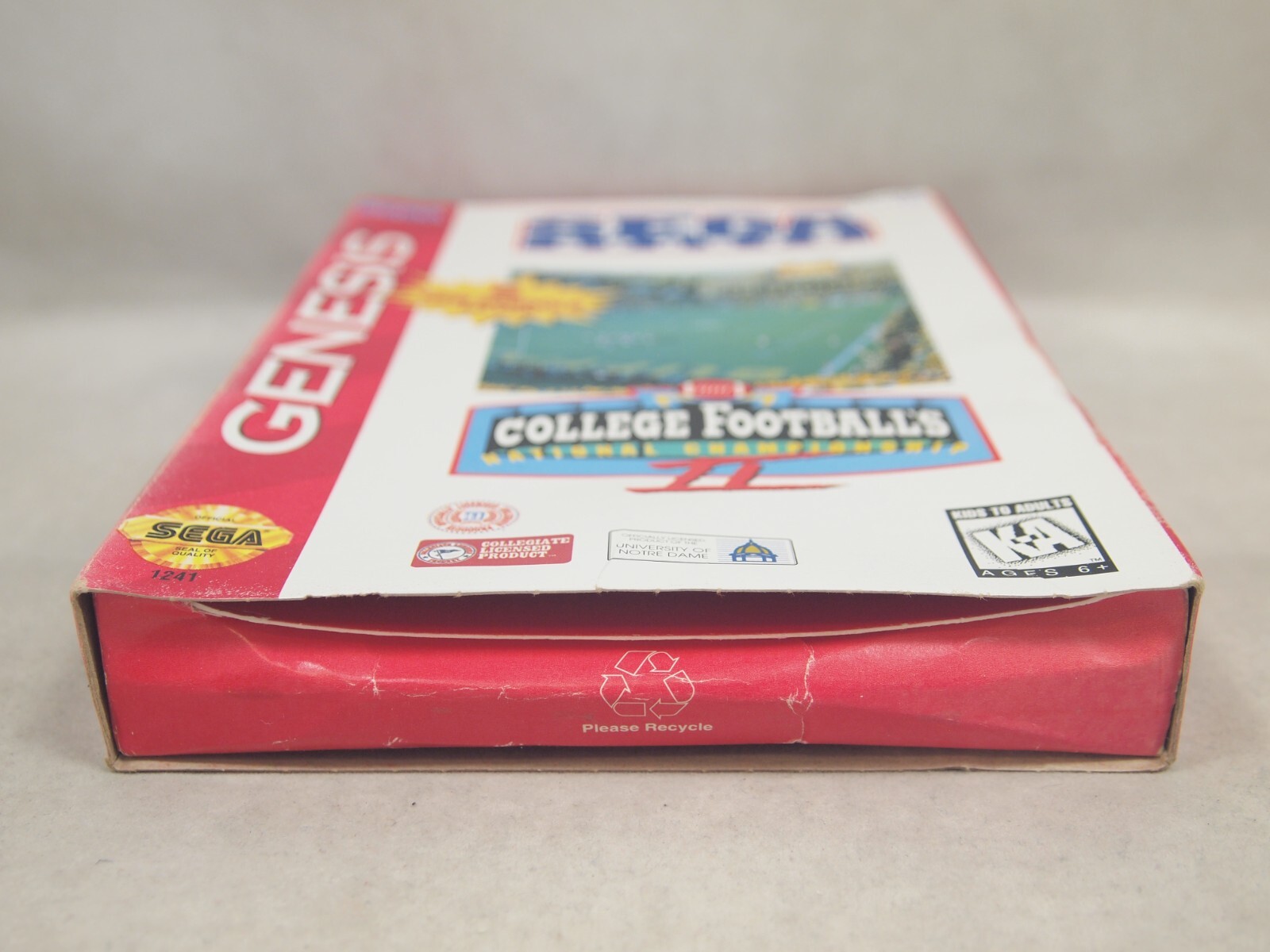 College Football’s National Championship II (SEGA Genesis) Authentic BOX ONLY