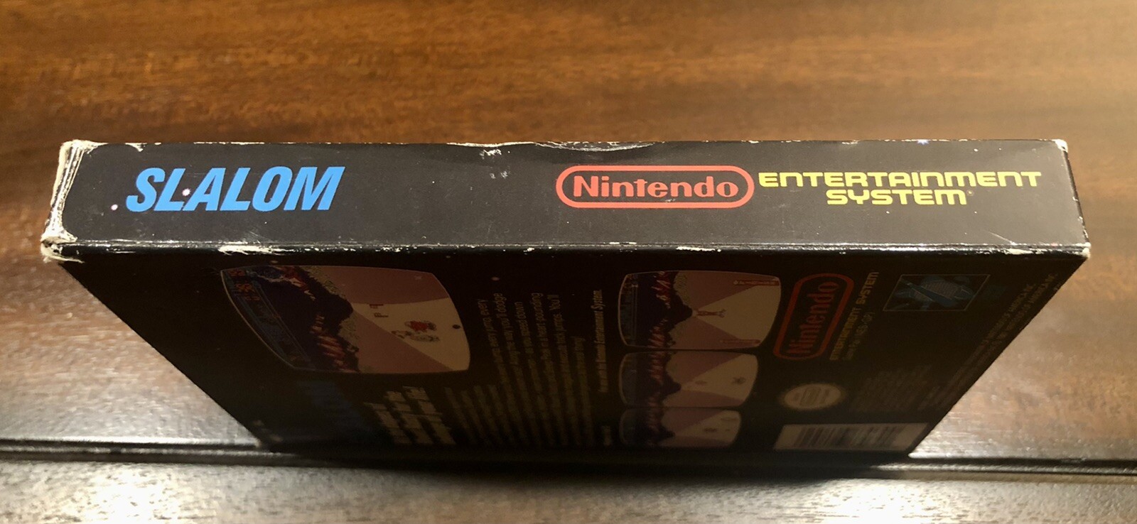 Slalom Complete in Box CIB (Nintendo, NES 1987) *OVAL SEAL VARIANT* RARE 🔥
