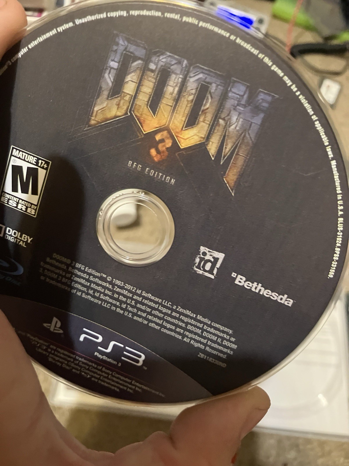 Authentic & Tested Doom 3 BFG Edition – Sony PlayStation 3, Cib, Works, Read