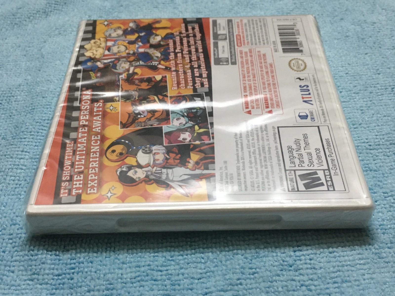 Persona Q2 New Cinema Labyrinth Launch Edition with Pins Nintendo 3DS New Sealed