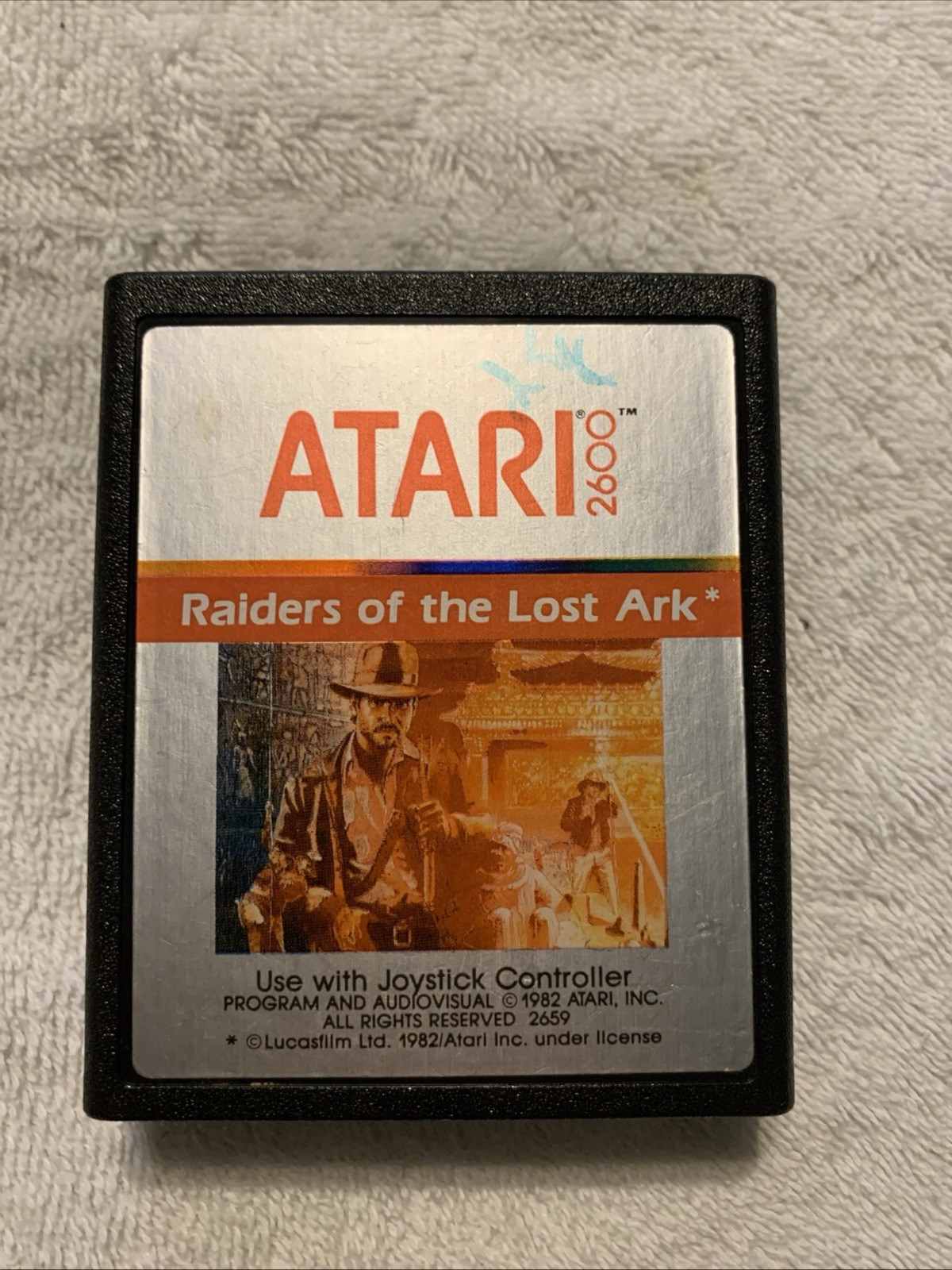 Raiders of the Lost Arc 1982 Atari Video Game Cartridge for Atari 2600 Console