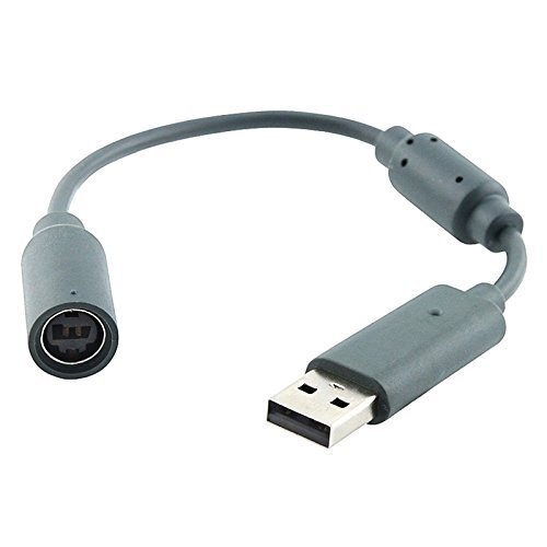 Lot Of 10 For Xbox 360 Wired Controller USB Breakaway Cable Adapter Xbox 360