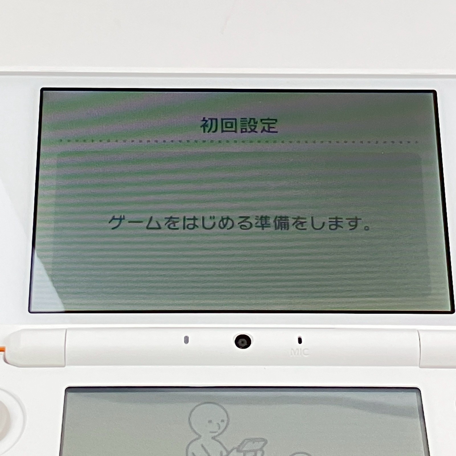 Nintendo new 2DS LL XL White Orange S Rank Console Only Japanese Only 655