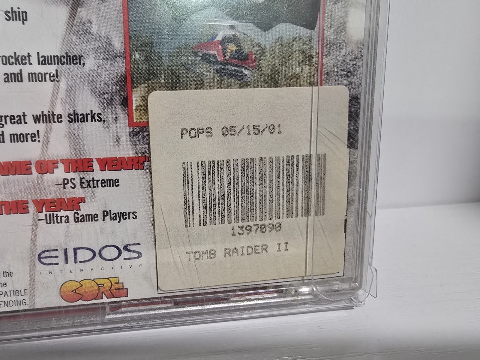 Tomb Raider 2 II Playstation 1 Black Label PS1 (VERY RARE, BRAND NEW SEALED)