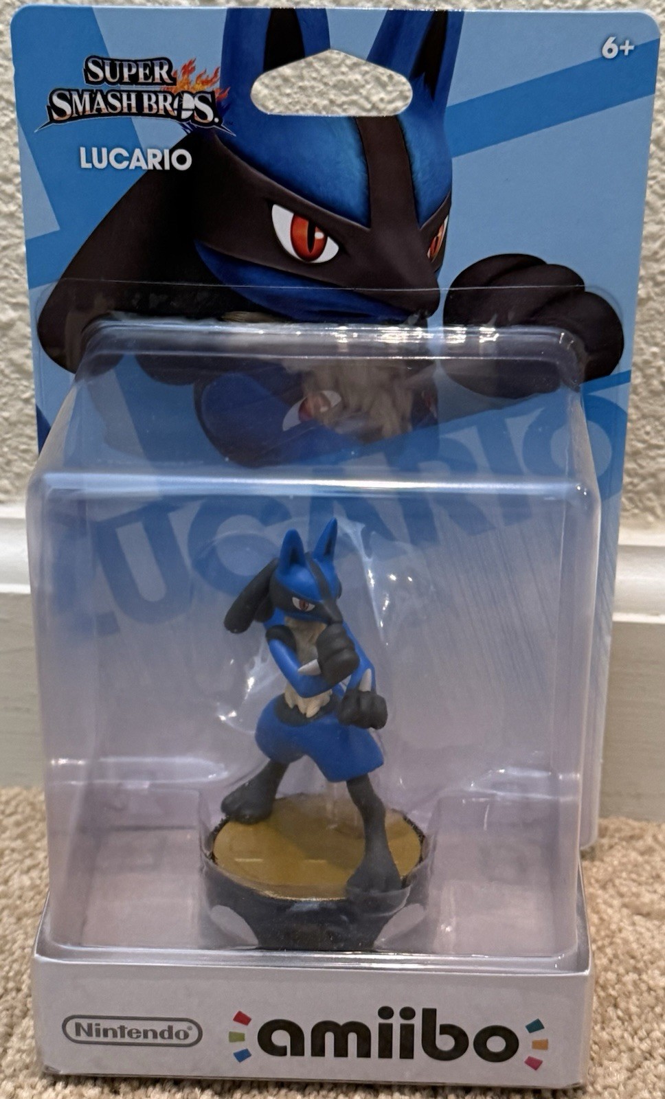 Lucario Amiibo Super Smash Bros Series NIB N/A Variant