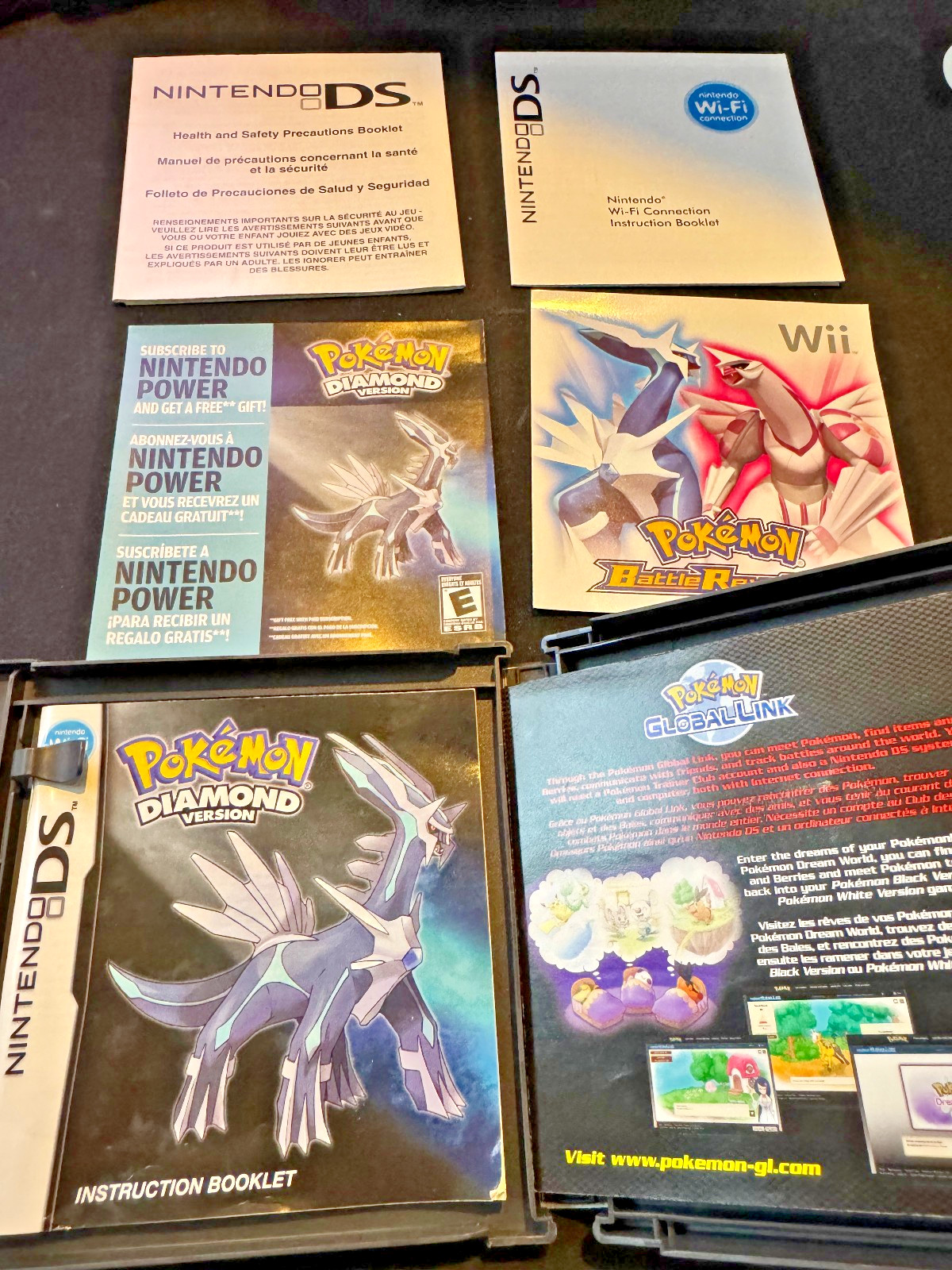 Pokémon: Diamond Complete w/ Manual and inserts. Tested and working – Read Desc
