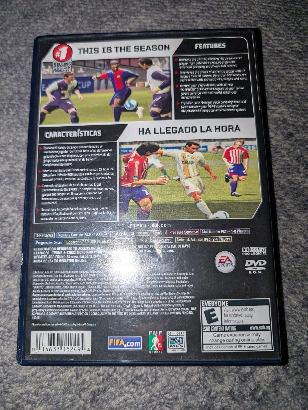 FIFA Soccer 07 (Sony PlayStation 2, 2006) Compete/CIB! Tested & Working!