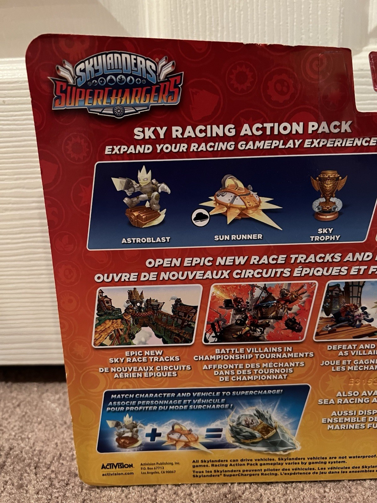 Skylanders Superchargers Sky Racing Action Pack Astroblast Sun Runner Trophy