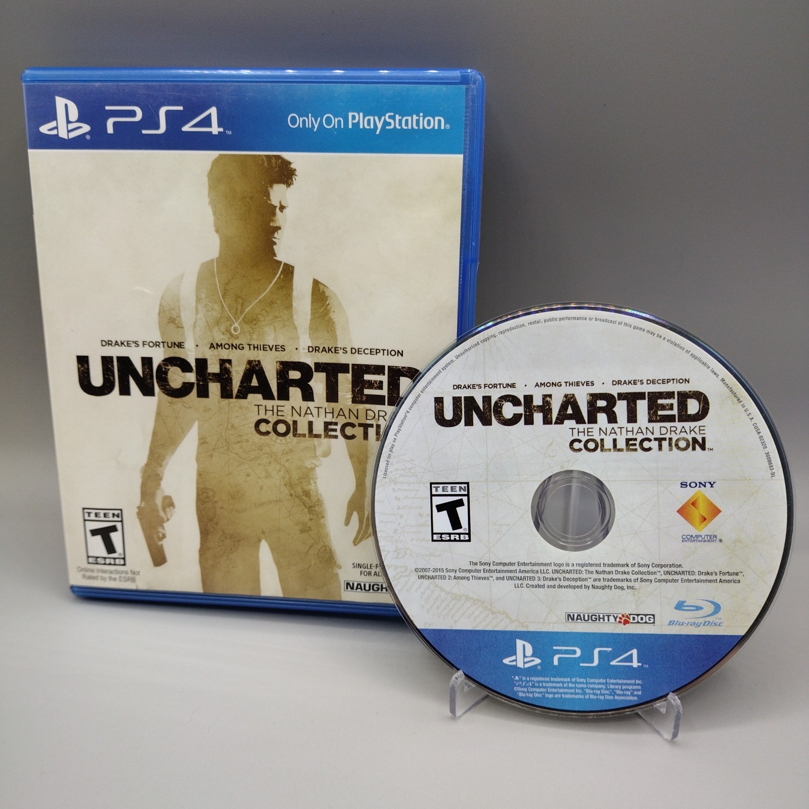 Uncharted: The Nathan Drake Collection (Sony Playstation 4, 2015) PS4 Tested