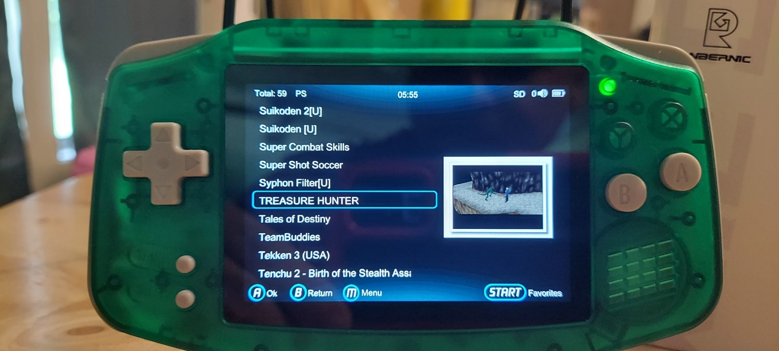 Anbernic RG 34XXSP Handheld Game System. TONS of preloaded Games!
