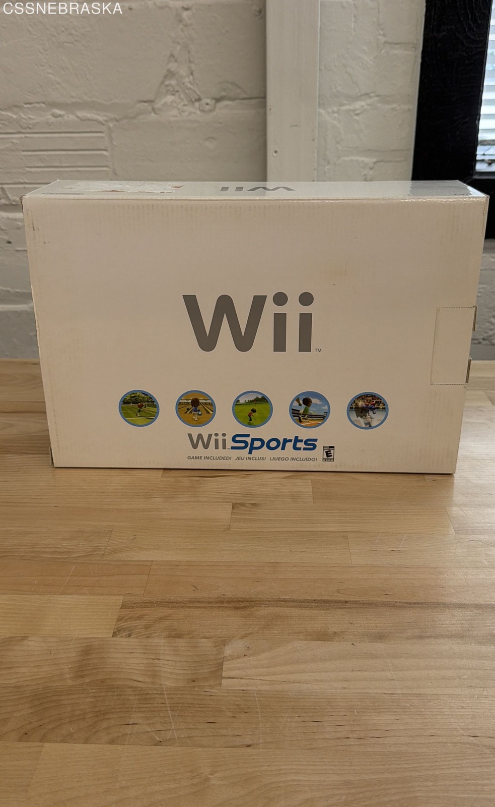 Nintendo Wii Console White Wii Sports 2 Controllers Nunchuk CIB Open Box