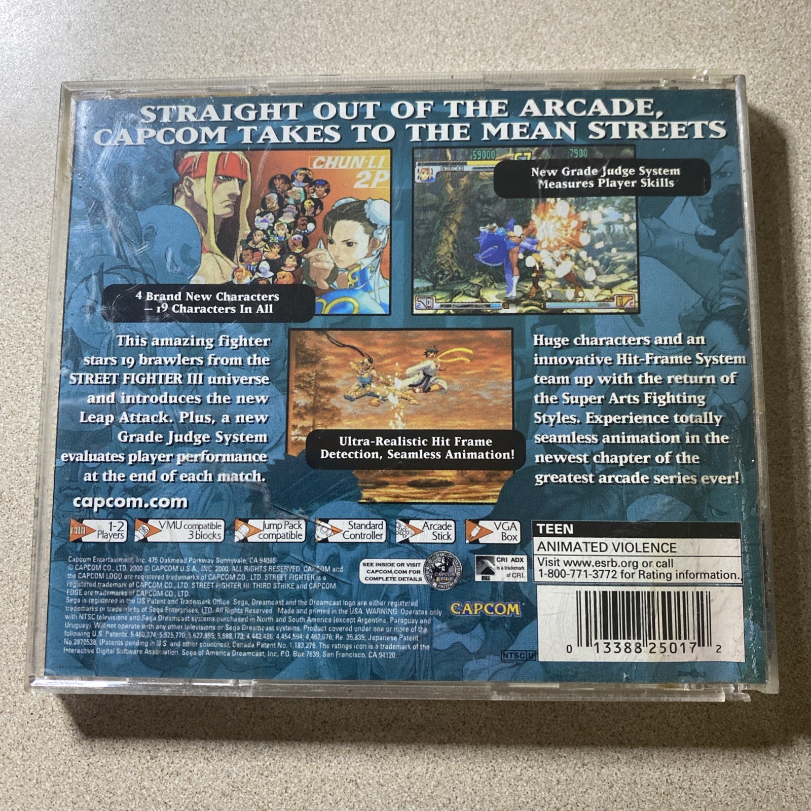 Street Fighter III 3rd Strike (Sega DreamCast) – Complete CIB – Authentic