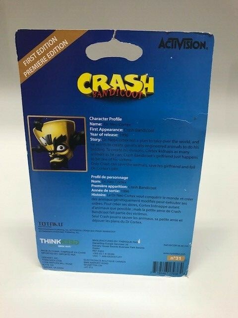 Totaku Collection DR NEO CORTEX Crash Bandicoot No 31 NEW Gamestop Exclusive