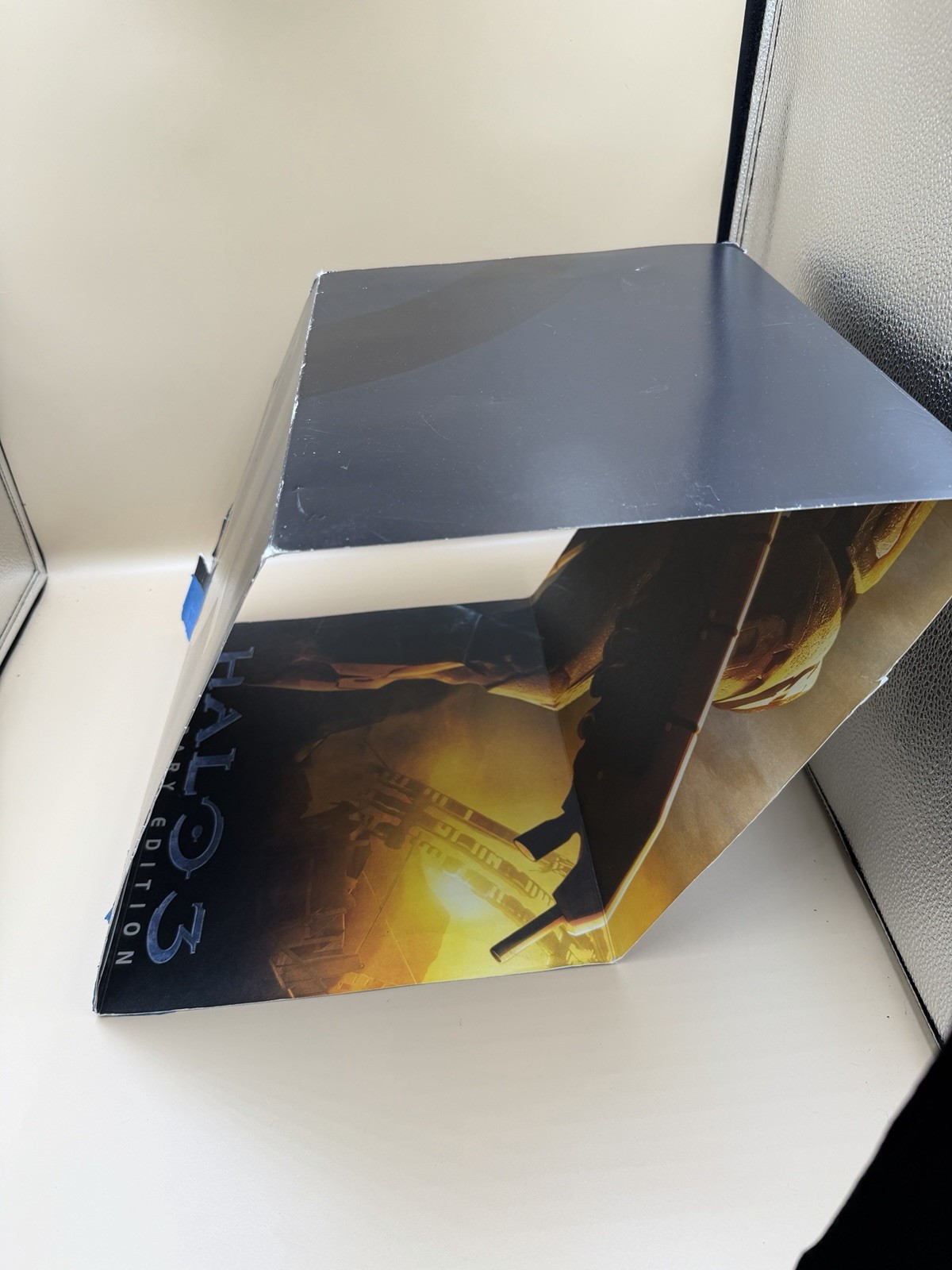 Halo 3 Legendary Edition Xbox 360 Master Chief Helmet Stand Box *Missing game*